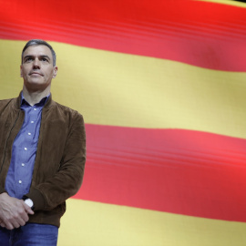 El secretario general del PSOE y presidente del Gobierno, Pedro Sánchez, durante el acto de clausura del 15º Congreso del PSC en Barcelona.- Kike Rincón / Europa Press