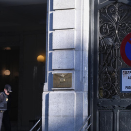 Entrada de la sede del Consejo general del Poder Judicial, en el edificio del Tribunal Supremo, en Madrid. EUROPA PRESS/Fernando Sánchez 