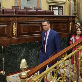 Pedro Sánchez en la sesión de control del Gobierno.Jesús Hellín / Europa Press