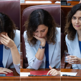 La presidenta de la Comunidad de Madrid, Isabel Díaz Ayuso, durante un pleno en la Asamblea de Madrid. EUROPA PRESS/Eduardo Parra