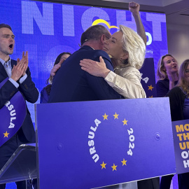 Ursula von der Leyen y Manfred Weber. EFE/Laura P. Gutiérrez