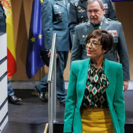 María Gámez, el día que dimitió como directora general de la Guardia Civil, en marzo de 2023.- EUROPA PRESS