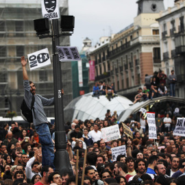  Manifestación del movimiento 15M, en Madrid- EUROPA PRESS