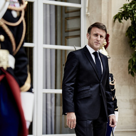 El Presidente de la República Francesa Emmanuel Macron durante un evento oficial en una imagen de archivo.- Europa Press