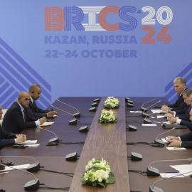 La reunión de los países miembro de los BRICS en Kazán.- EFE/EPA/MAXIM SHIPENKOV