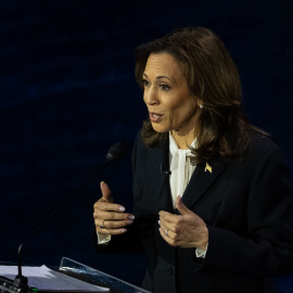 Kamala Harris, durante el debate con Donald Trump en ABC News. / Europa Press