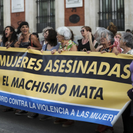 Concentración contra la violencia machista, convocada por el Foro de Madrid contra la Violencia a las Mujeres, celebrada el pasado 25 de junio de 2024 en la Puerta del Sol, en Madrid.