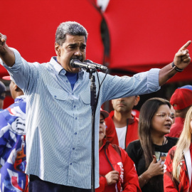  Nicolás Maduro, actual presidente de Venezuela, durante la campaña electoral - EP