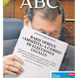 Portada del ABC del 19 de octubre de 2017.