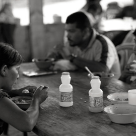 Migrantes centroamericanos encuentran refugio en el sur de México. Foto: Peter Haden / CC BY 2.0