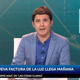 Jesús Cintora en el programa 'Las cosas claras'