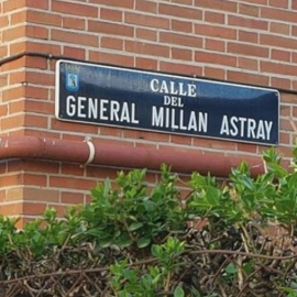  Placa de la calle Millán Astray de Madrid.- EUROPA PRESS