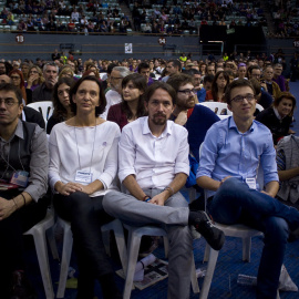  Monedero, Bescansa, Iglesias y Errejón, en 2014. JAIRO VARGAS