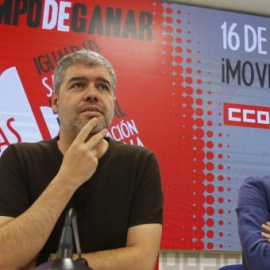  Los secretarios generales de UGT y CCOO, Pepe Álvarez (d) y Unai Sordo. EFE/J.P. Gandul