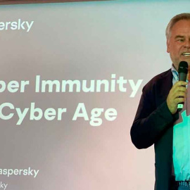 Imagen de archivo de Eugene Kaspersky durante un evento de seguridad en Irlanda. – Kaspersky