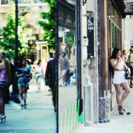 Prostitución en la calle Montera, Madrid. Diana Moreno