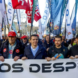  Manifestación 'Contra la reforma de la ley de seguridad ciudadana' convocada por JUPOL, JUSAPOL y JUCIL en Madrid. EFE/Daniel González