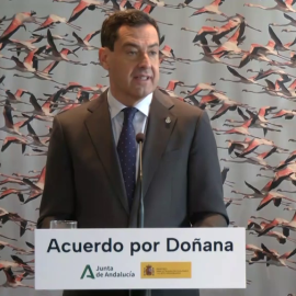 Moreno Bonilla el día que se firmó el Acuerdo por Doñana. – Junta de Andalucía