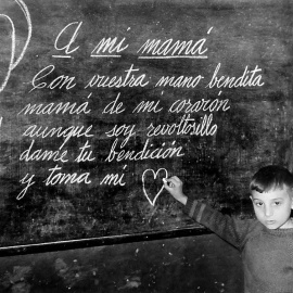  Juan Vicente Córdoba, director de cine, en el colegio cuando era niño.- CEDIDA POR EL AUTOR