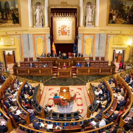  El ple del Congrés dels Diputats.