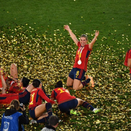 La selecció espanyola celebra el triomf al Mundial. Aapimage / Dpa / EP