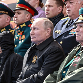  Vladimir Putin durante la celebración del anual desfile de la Victoria, este año marcado por la demostración de fuerza ante el conflicto ucraniano.- Kremlin / dpa