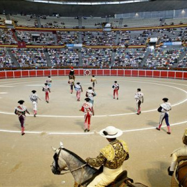 Foto de archivo de una corrida de toros en el Coliseum de A Coruña. / EFE