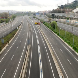 Entrada a Barcelona por la Autopista del Vallès