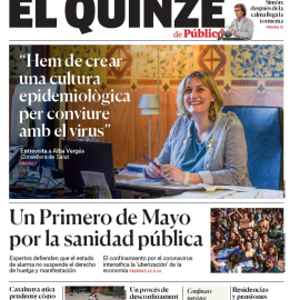 Portada del nuevo número del semanario 'El Quinze' al que se podrá acceder en su versión PDF.