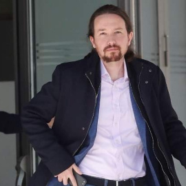 Pablo Iglesias sale de la Audiencia Nacional. EFE/Archivo