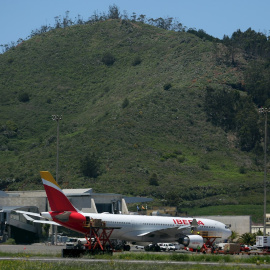 Imagen de un avión de la compañía Iberia. EFE