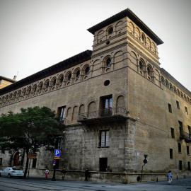 Palacio de los Luna, sede del Tribunal Superior de Justicia de Aragón. WIKIPEDIA