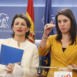 Irene Montero y Yolanda Díaz