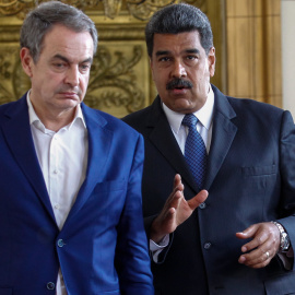 El expresidente del Gobierno, José Luis Rodríguez Zapatero, con el presidente venezolano, Nicolás Maduro, en mayo de 2018  |  EFE/Archivo