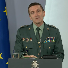 El Jefe del Estado Mayor de la Guardia Civil, general José Manuel Santiago