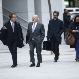 Jordi Pujol y Marta Ferrusola llegan a la Audiencia Nacional /EUROPA PRESS