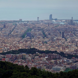 Imatge panoràmica de Barcelona. EFE / ALEJANDRO PÉREZ.