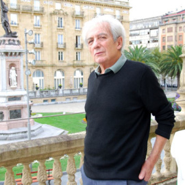 El premio Nobel de Física, Albert Fert, en San Sebastián, durante una de sus últimas visitas a España. / Adeline Marcos (SINC)