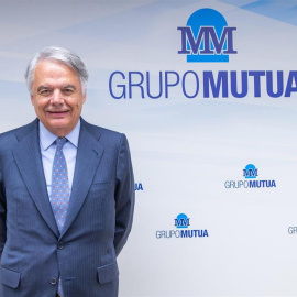 El presidente de Grupo Mutua Madrileña, Ignacio Garralda, en la presentación de resultados de 2019. E.P.