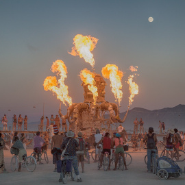 Festival Burning Man. -Flickr