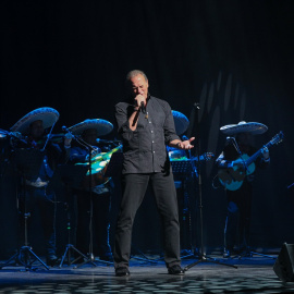 El cantante Bertin Osborne, en un actuación en marzo de 2019, en Madrid. ZUMA Wire/dpa Jesus Hellin/SOPA Images