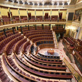 Congreso de los Diputados vacío.