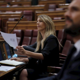 Pablo Casado y Cayetana Álvarez de Toledo en el Congreso