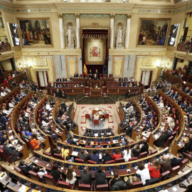 Vista general del hemiciclo durante la sesión constitutiva del Congreso de la XIII Legislatura. EFE/Javier Lizón