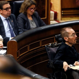 Pablo Echenique en el Congreso de los Diputados