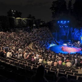 Una imatge del Teatre Grec de Barcelona, escenari principal del Festival d'estiu de la ciutat. JOSEP AZNAR