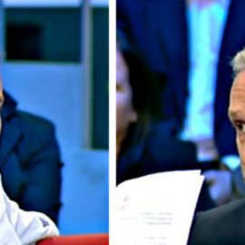 Pablo Iglesias y Eduardo Inda.