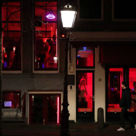 El Barrio Rojo de Ámsterdam. Reuters