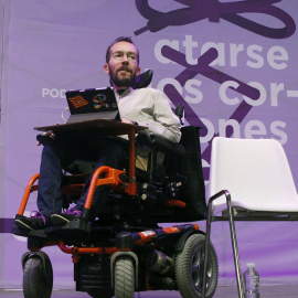 El secretario de Organización de Podemos, Pablo Echenique. / VÍCTOR LERENA (EFE)