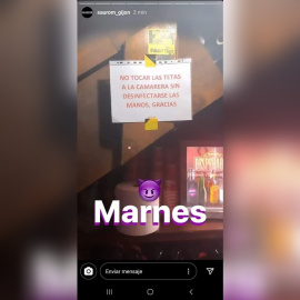 Publicación en las redes sociales del bar. / Conseyu de la Mocedá.